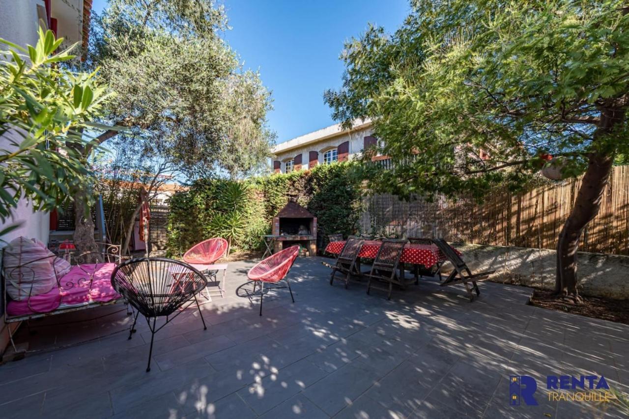 Villa Catalane I 200 M I Terrasse 20 M I Jardin Perpignan Buitenkant foto